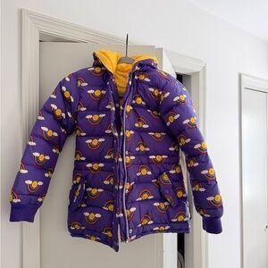 Hanna Andersson Children’s  Rainbow Print Puffer Jacket - Size 140